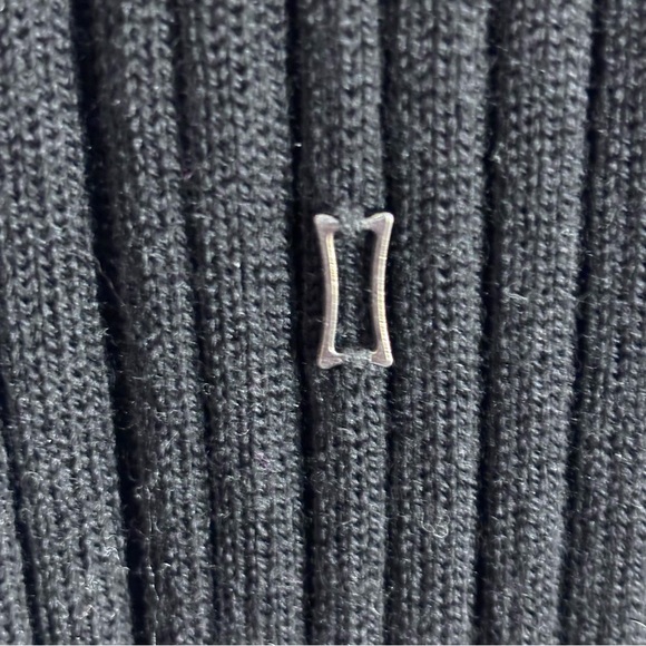 KIT and ACE Sz L Cyprus Market 100% Merino Wool Ribbed Back Keyhole Long Dress - Picture 10 of 13